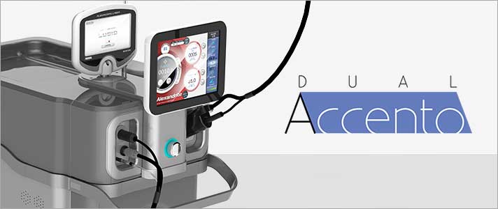 لیزر ترکیبی الکساندریت مدل Bison - Dual Accento 